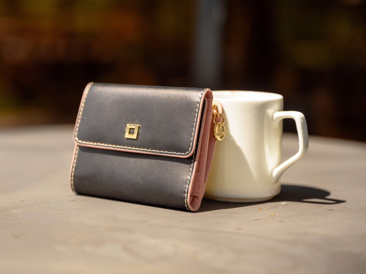 Lodis genuine leather travel wallet for women - best travel wallet with secure closure and card organization