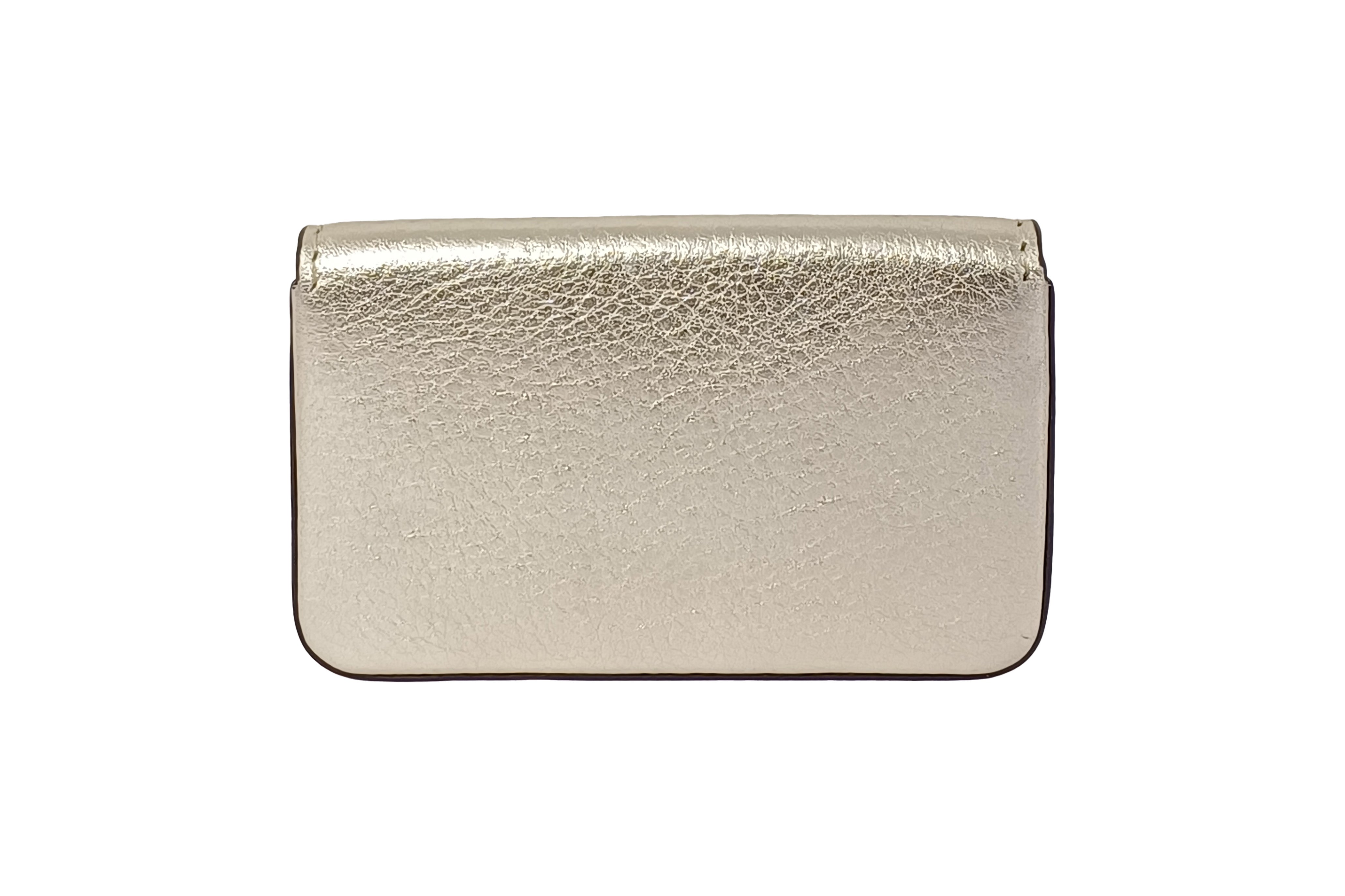 Be Organized With Julia Slim Card Case(Metallic) | Lodis