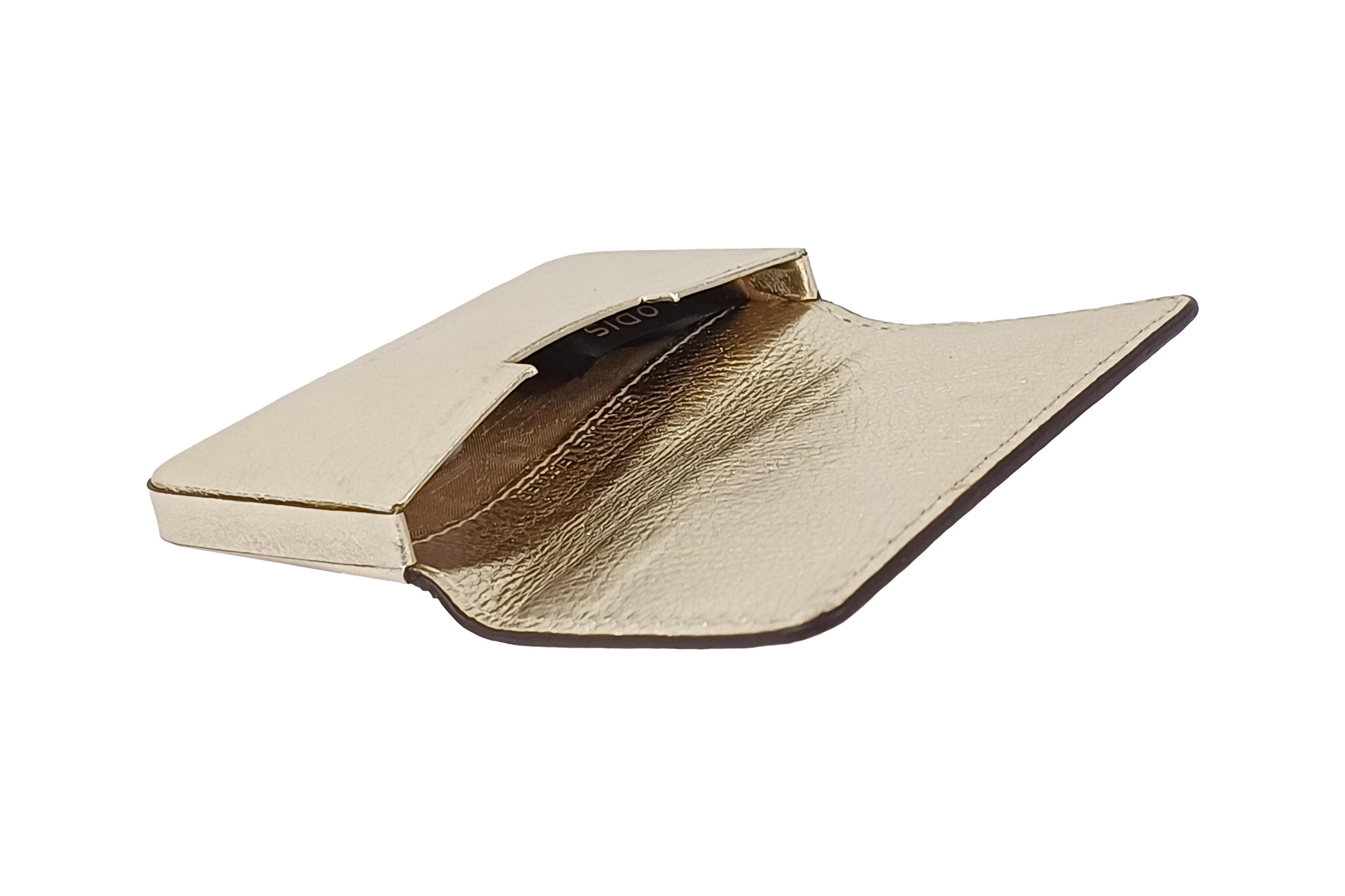 Be Organized With Julia Slim Card Case(Metallic) | Lodis