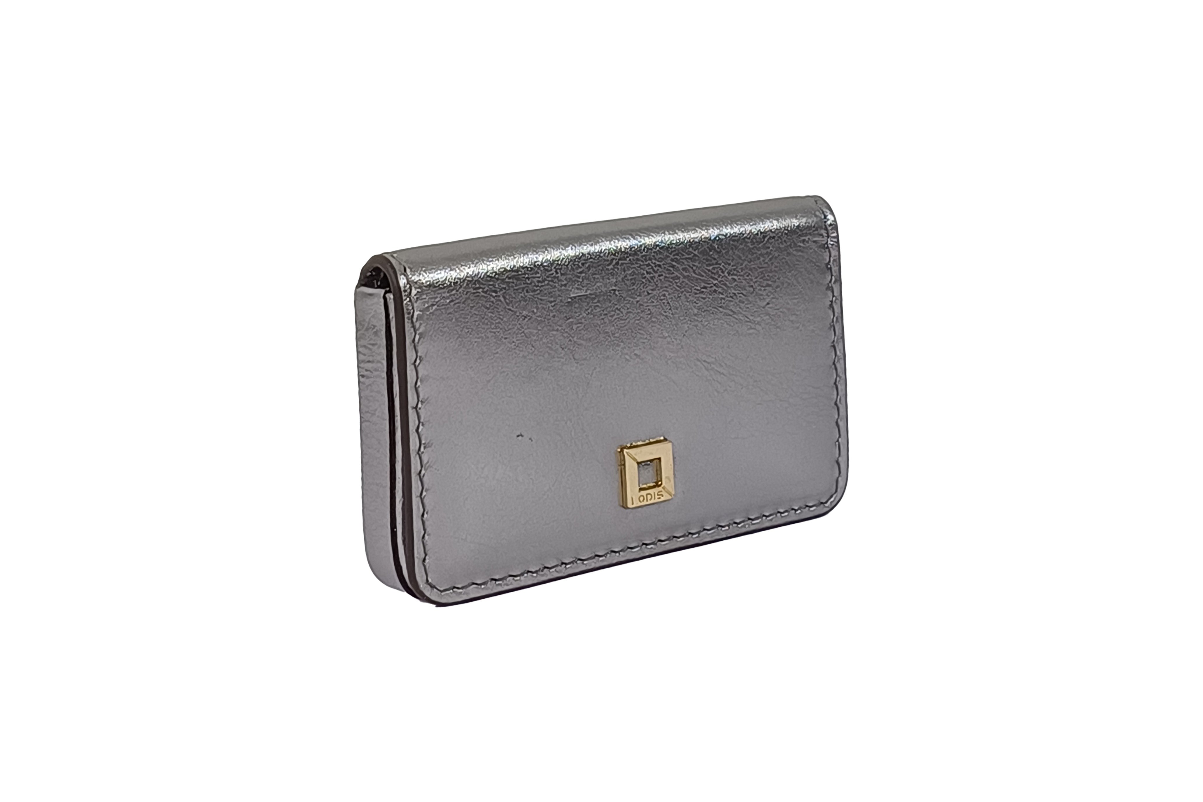 Be Organized With Julia Slim Card Case(Metallic) | Lodis