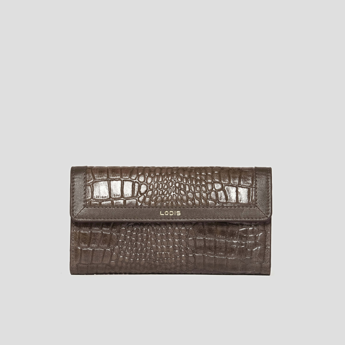 AMARA CHECKBOOK CLUTCH - OLIVINE