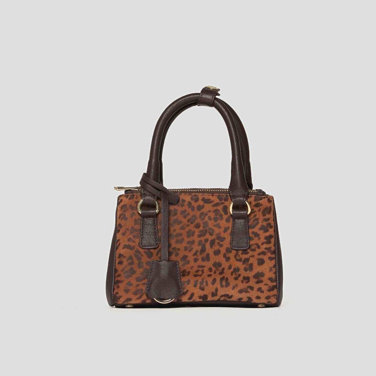 ECLIPSE TOP HANDLE TEXAS CROSSBODY - ORANGE CHEETAH PRINT