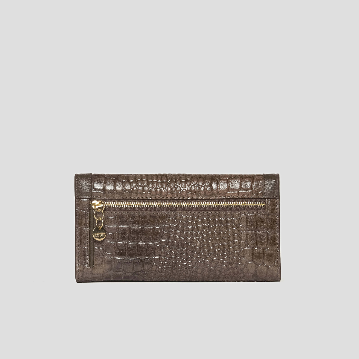 AMARA CHECKBOOK CLUTCH - OLIVINE