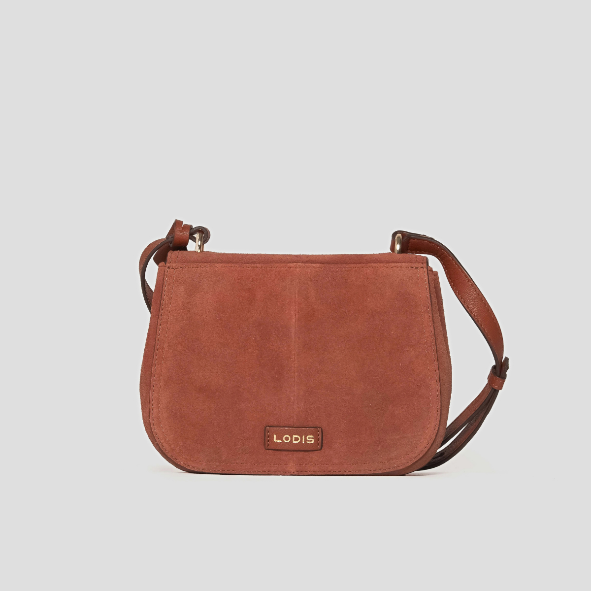 ORAYA SUEDE CROSSBODY - RUST