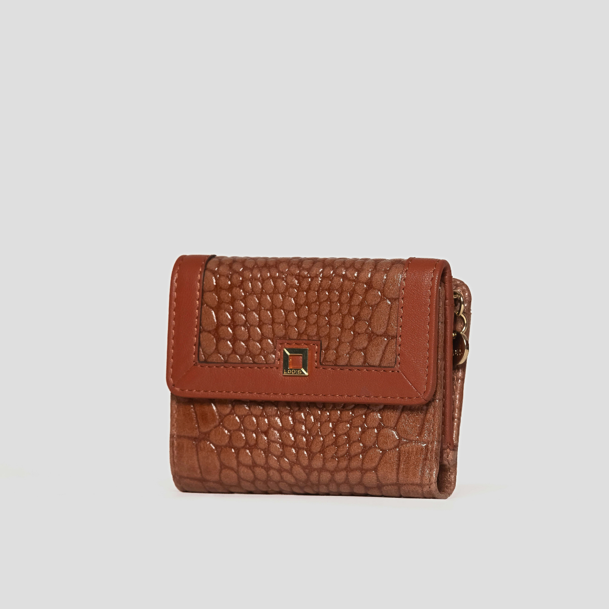 AMARA FRENCH PURSE - CHESTNUT