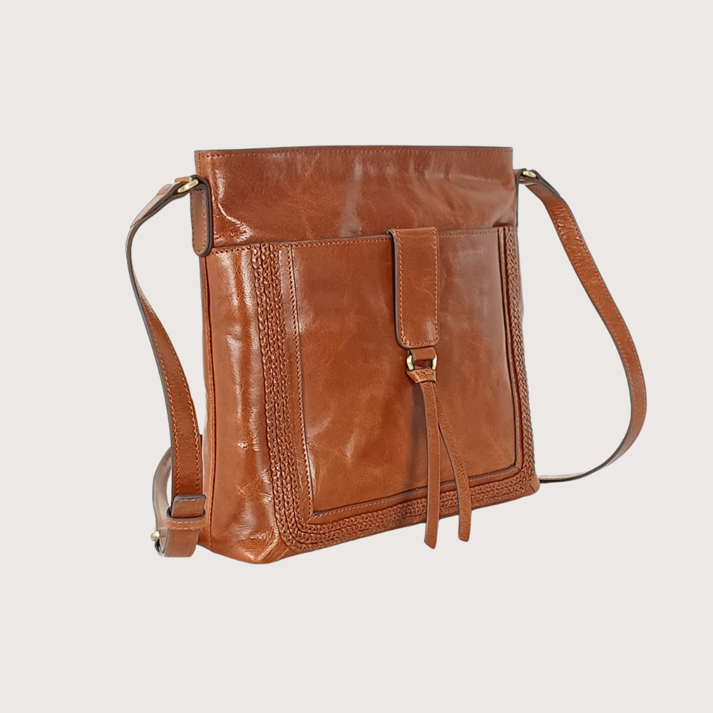 Anna Woven City Crossbody