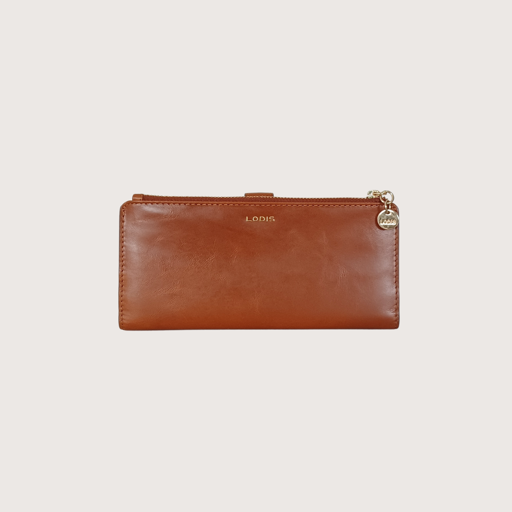 Floral Tooled Slim Wallet
