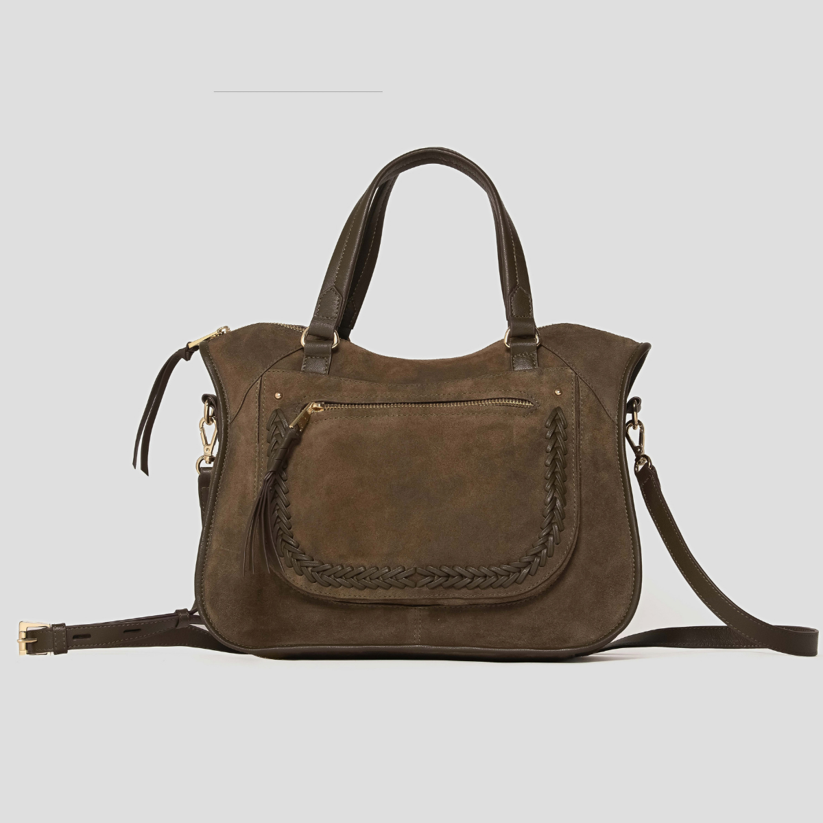 ASTRYN SATCHEL - OLIVINE