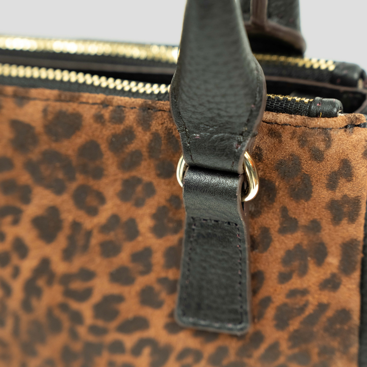 ECLIPSE TOP HANDLE TEXAS CROSSBODY - ORANGE CHEETAH PRINT