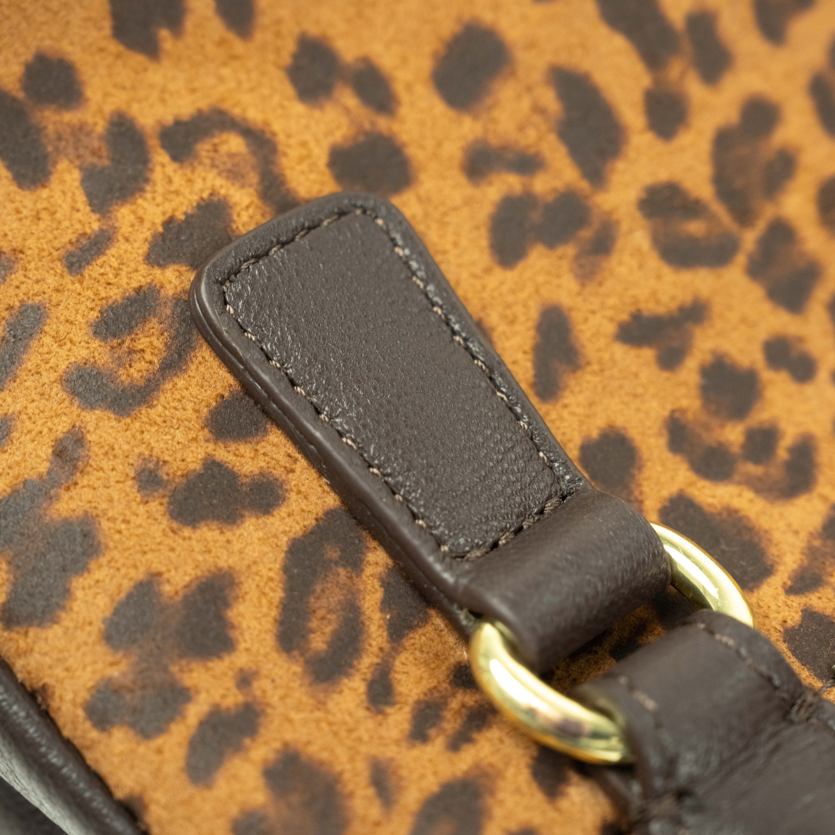 ECLIPSE TOP HANDLE TEXAS CROSSBODY - ORANGE CHEETAH PRINT