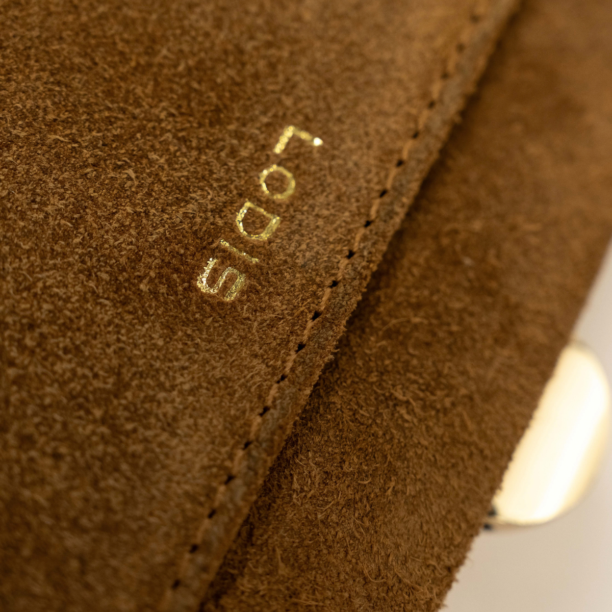 CELARA FRAME CLUTCH - TAN