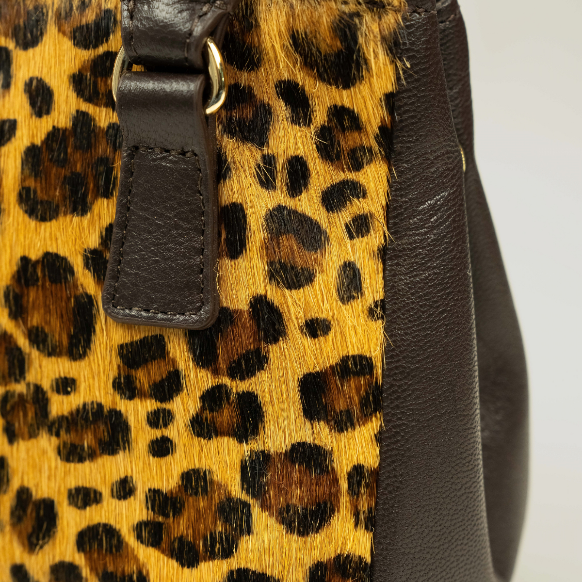 ECLIPSE TOP HANDLE TEXAS CROSSBODY - CHEETAH PRINT