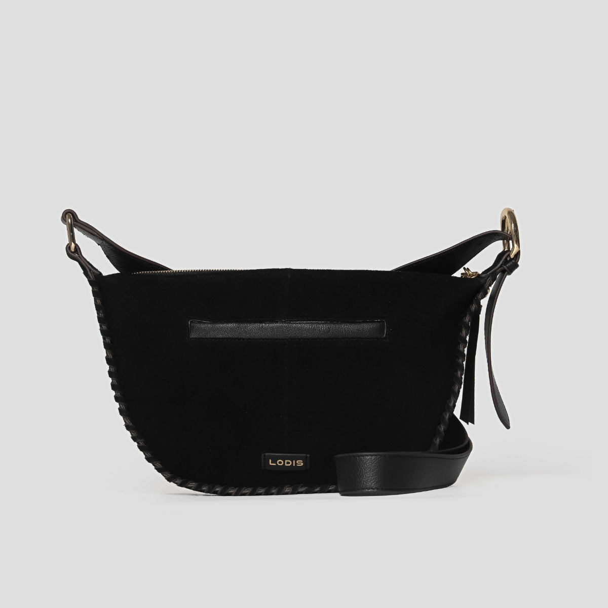 LUMOS SUEDE CROSSBODY - BLACK