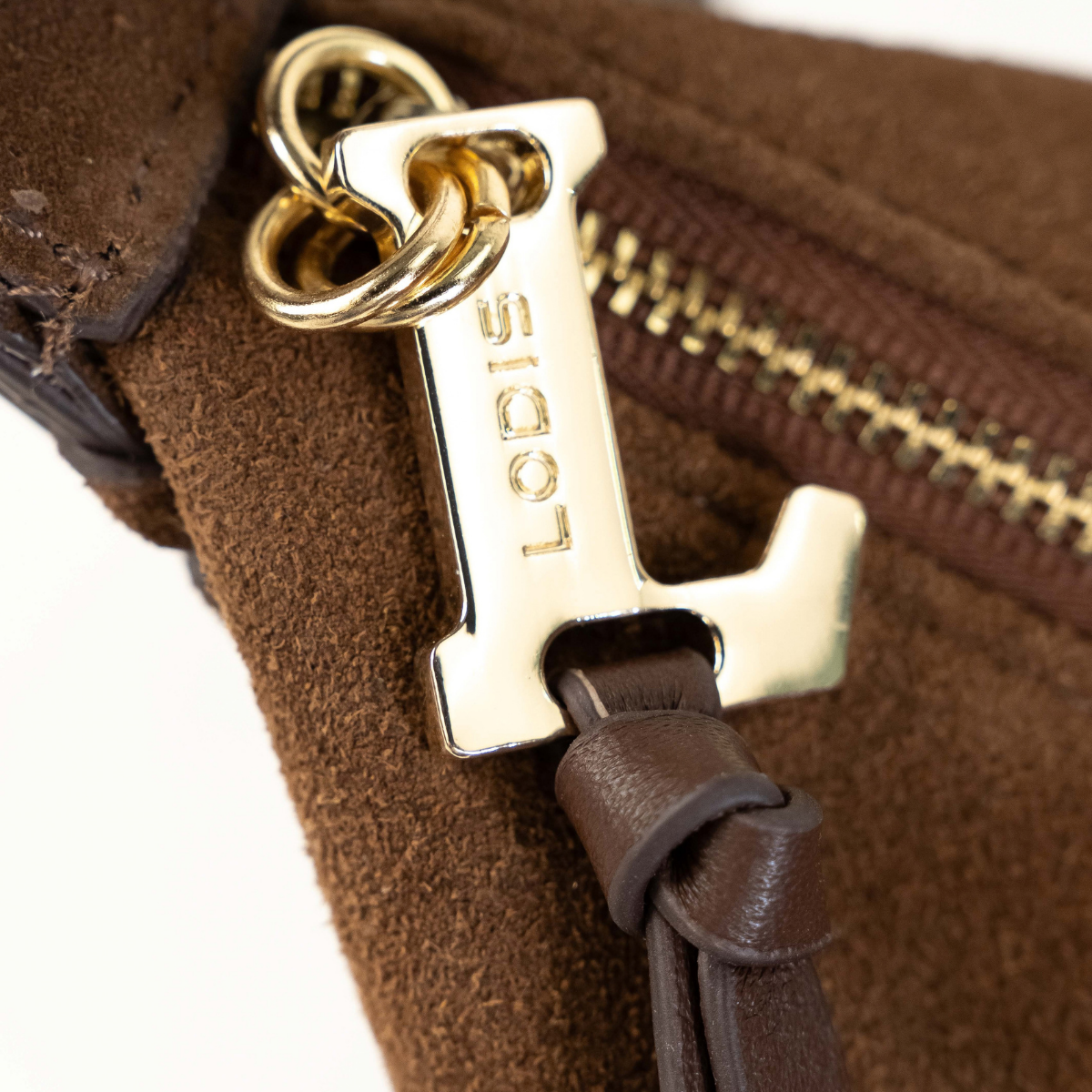 LUMOS SUEDE CROSSBODY - BROWN