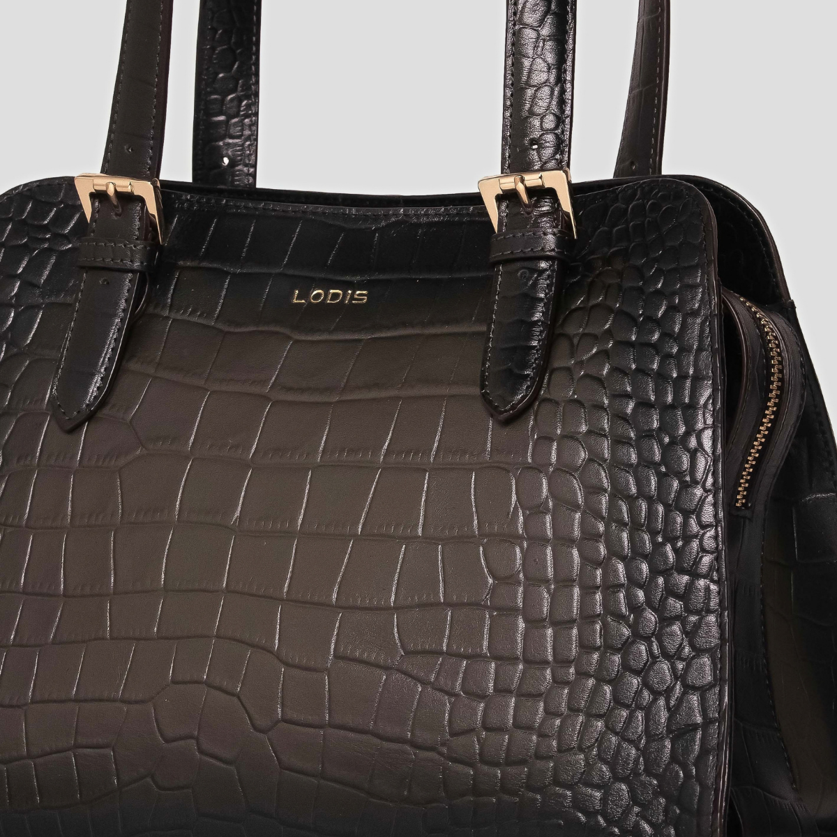 VINTAGE BURNISHED SATCHEL - OLIVINE