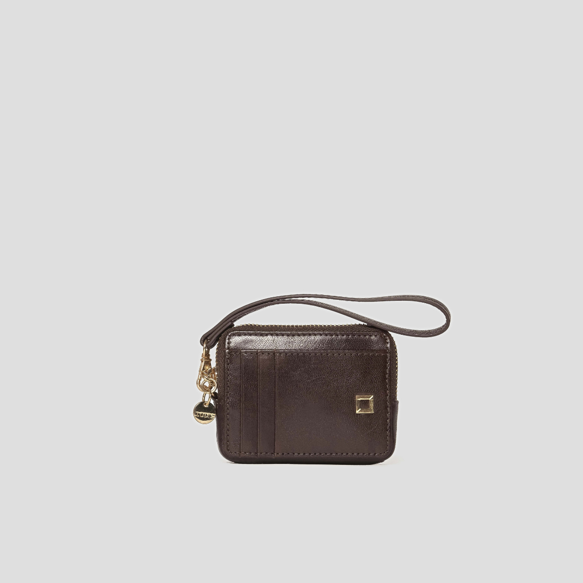 BLAIR TROUBLE CARD CASE - BROWN