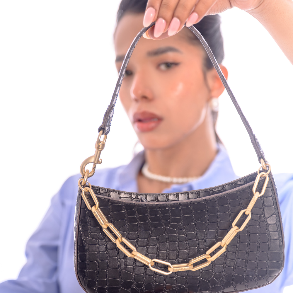 LAUREN SHOULDER SLING (CROCO)