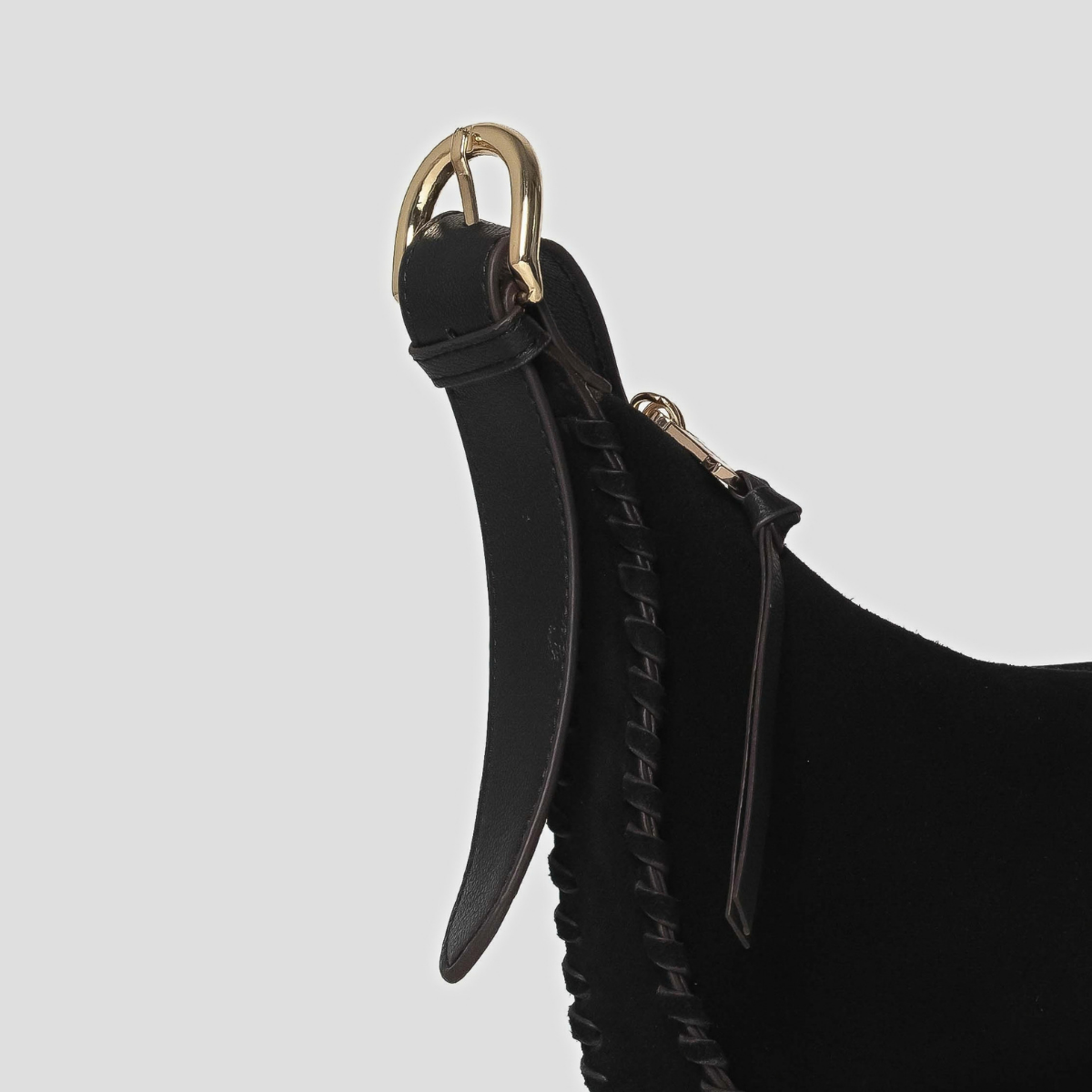LUMOS SUEDE CROSSBODY - BLACK