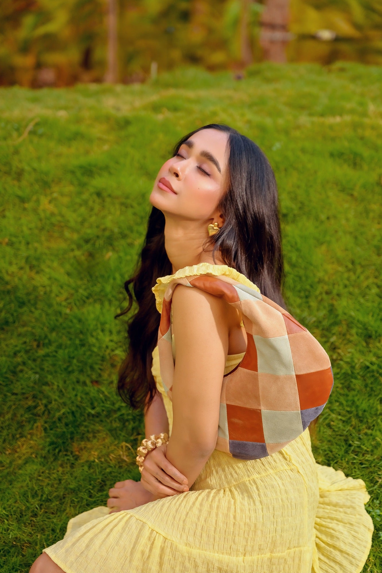 WILLO PATCH TRAIN SHOULDER BAG HOBO