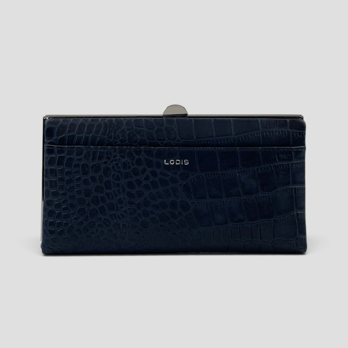Quinn Clutch Framed Wallet (Croco)