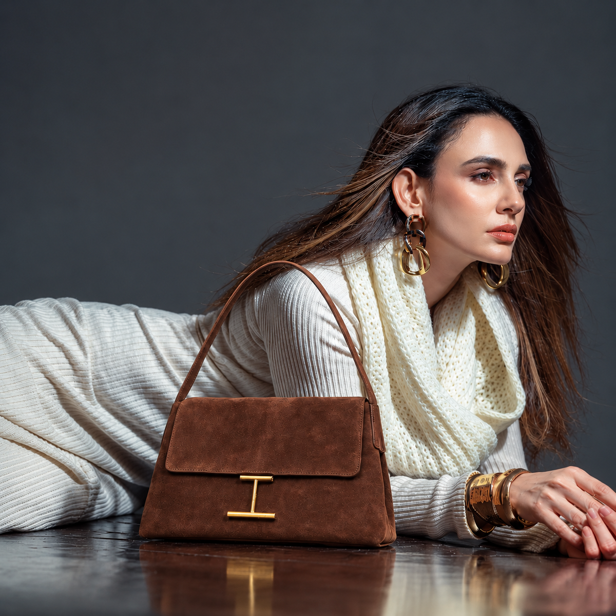 LYRA SHOULDER - BROWN