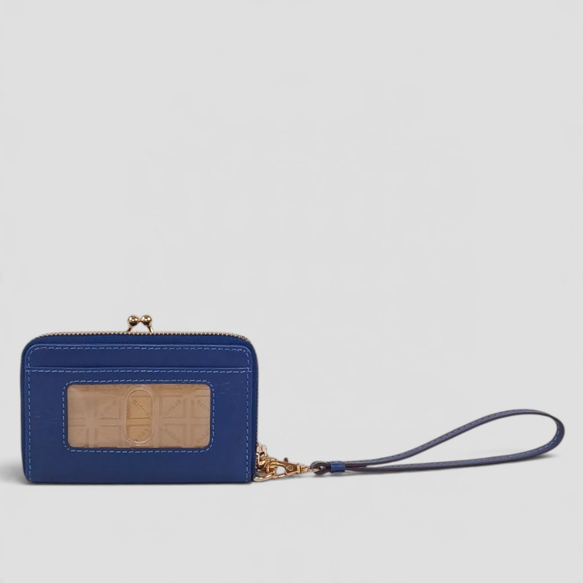 BLAIR FRAME PURSE WITH ZIP AROUND WALLET - COBALT
