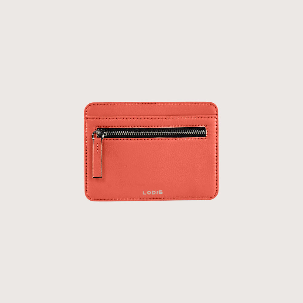 Lodis wallet online orange with teal