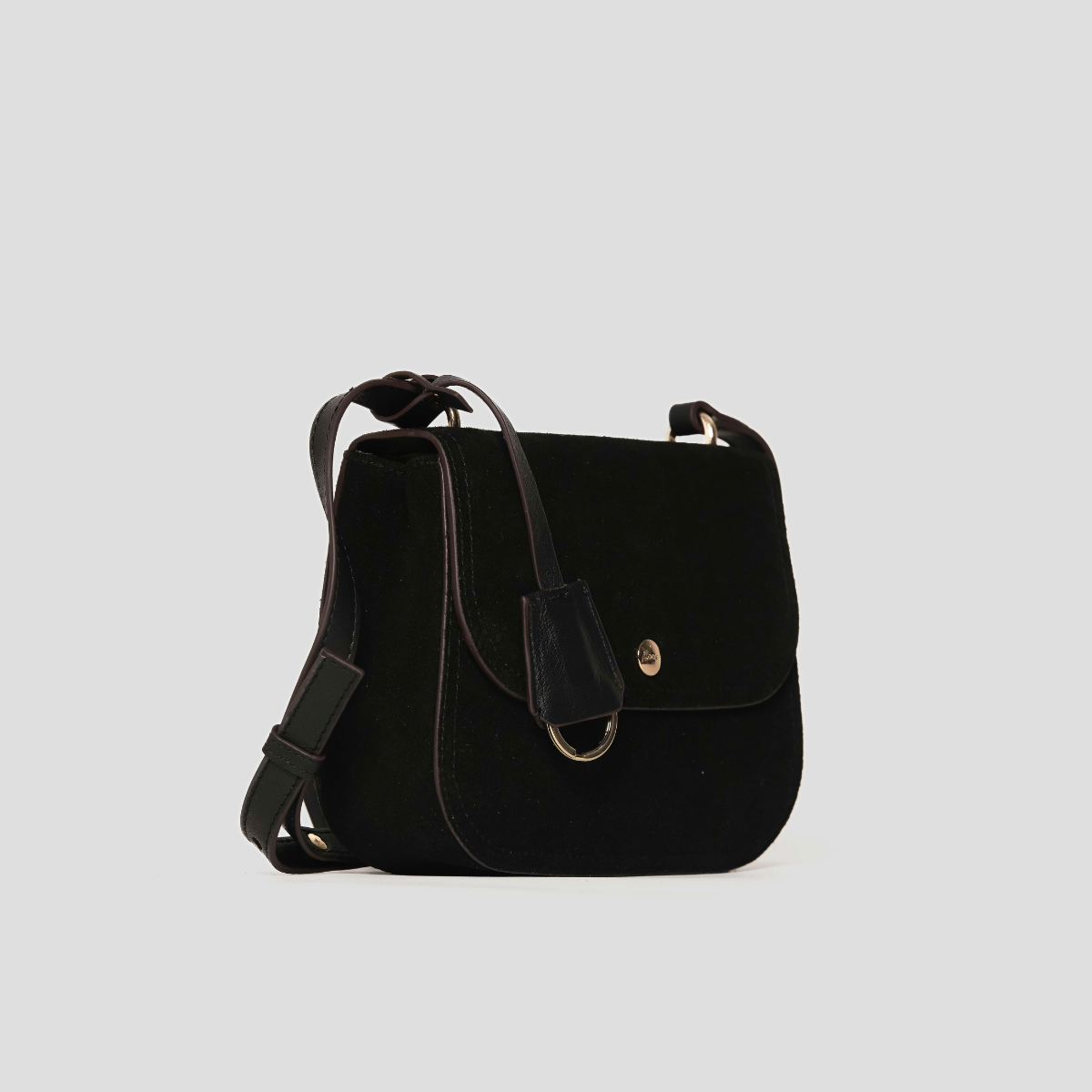 ORAYA SUEDE CROSSBODY - BLACK