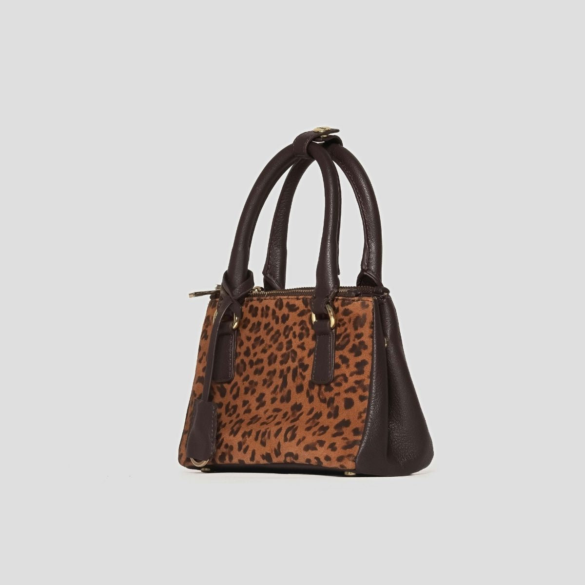 ECLIPSE TOP HANDLE TEXAS CROSSBODY - ORANGE CHEETAH PRINT