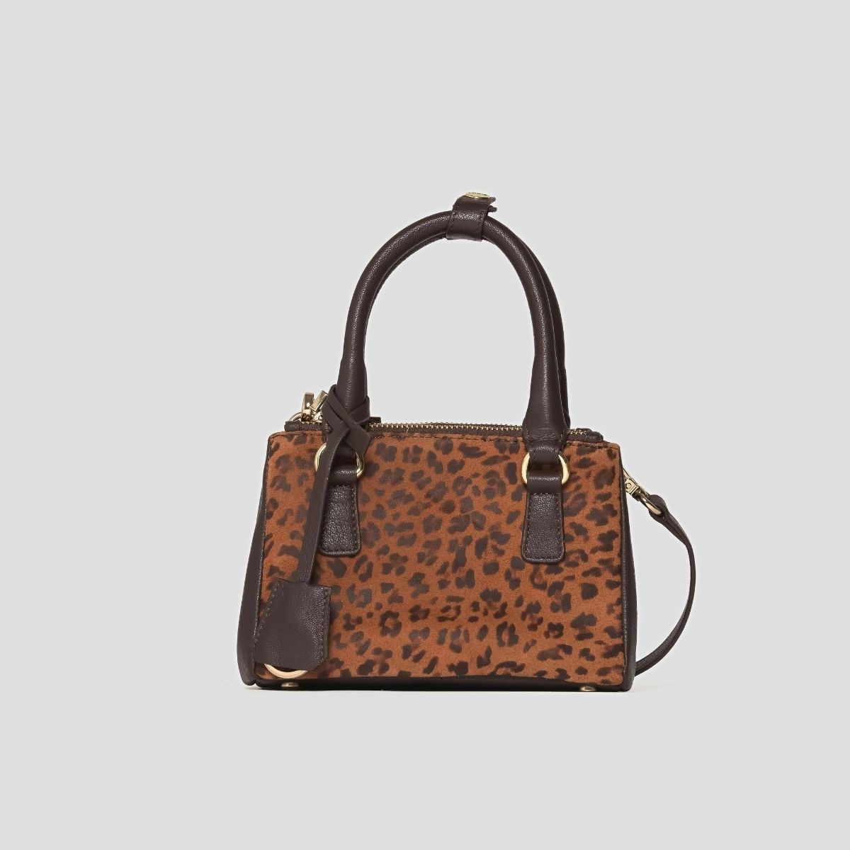 ECLIPSE TOP HANDLE TEXAS CROSSBODY - ORANGE CHEETAH PRINT