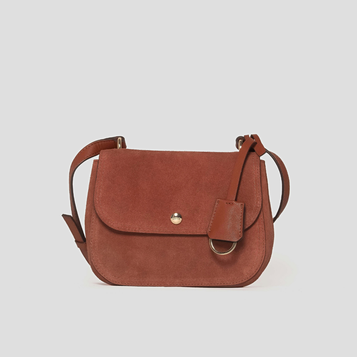 ORAYA SUEDE CROSSBODY - RUST