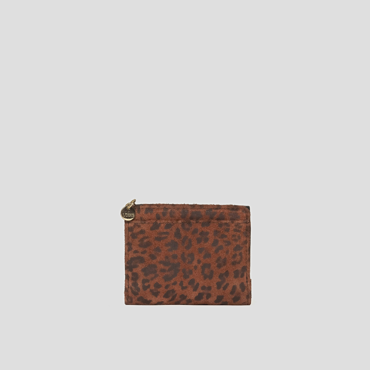 AMARA FRENCH PURSE - CHEETAH PRINT GENUINE HAIR CALF SUEDE LEATHER