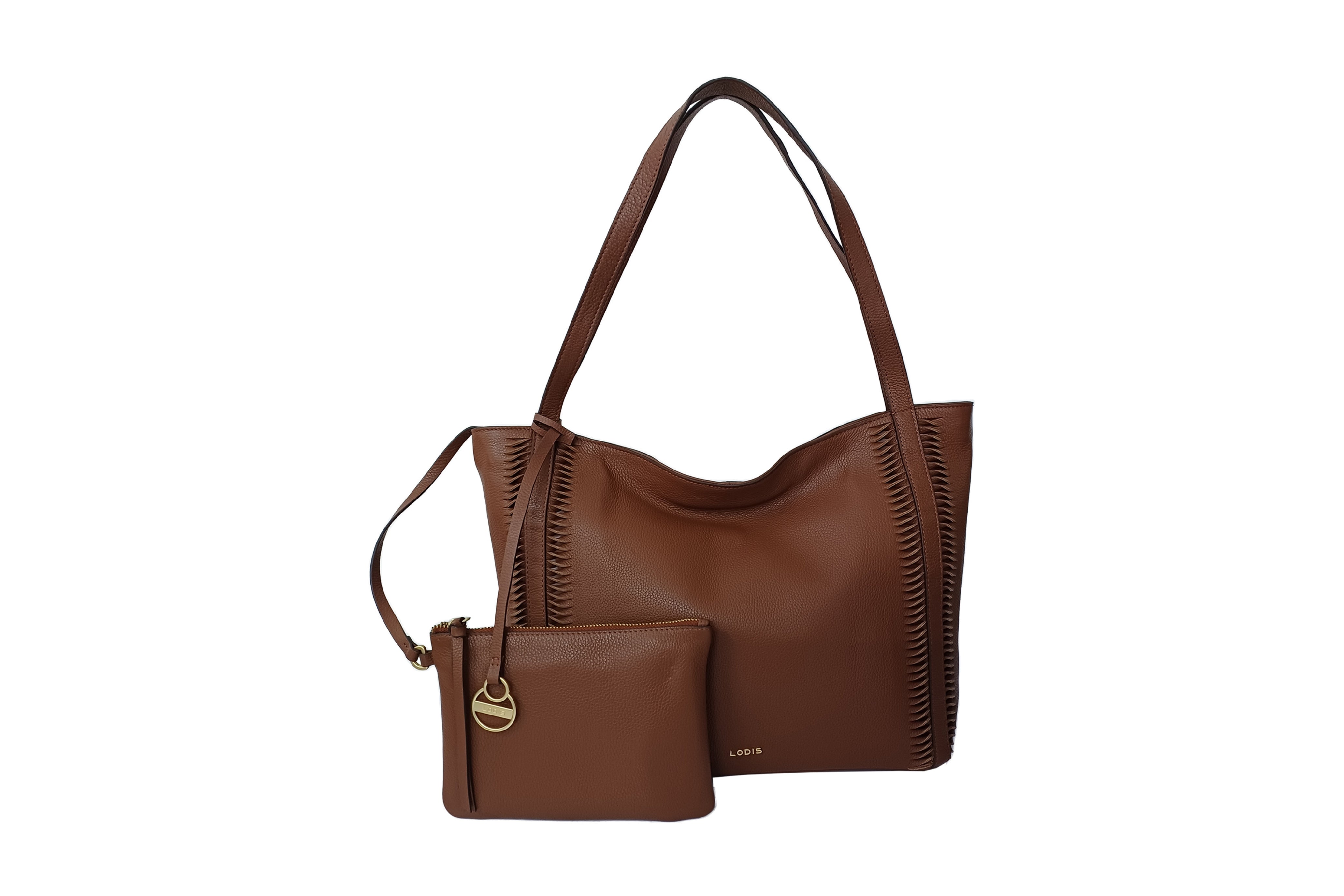 Lodis sierra leather online tote