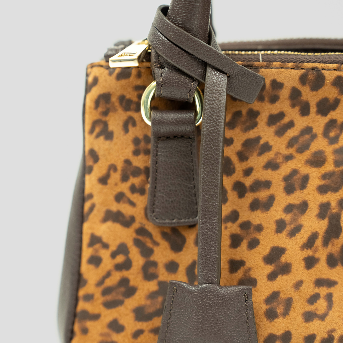 ECLIPSE TOP HANDLE TEXAS CROSSBODY - ORANGE CHEETAH PRINT