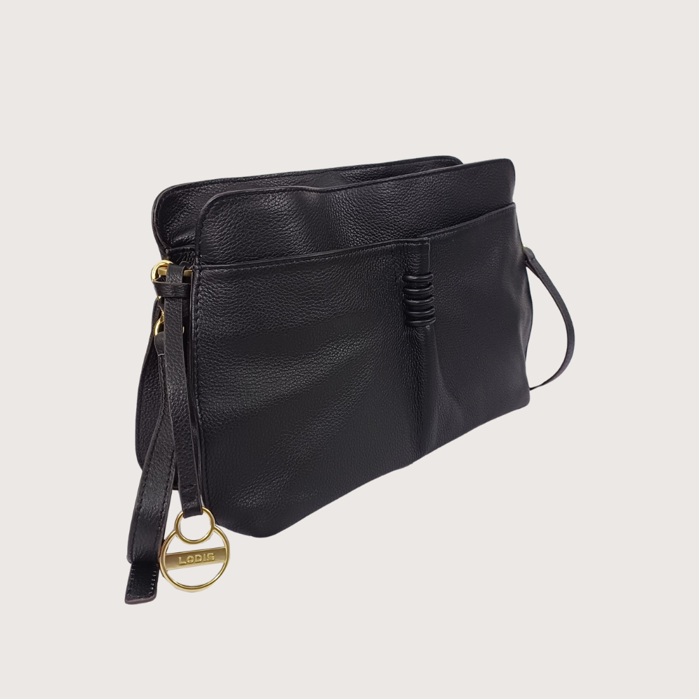 Montauk Top Zip Crossbody Black