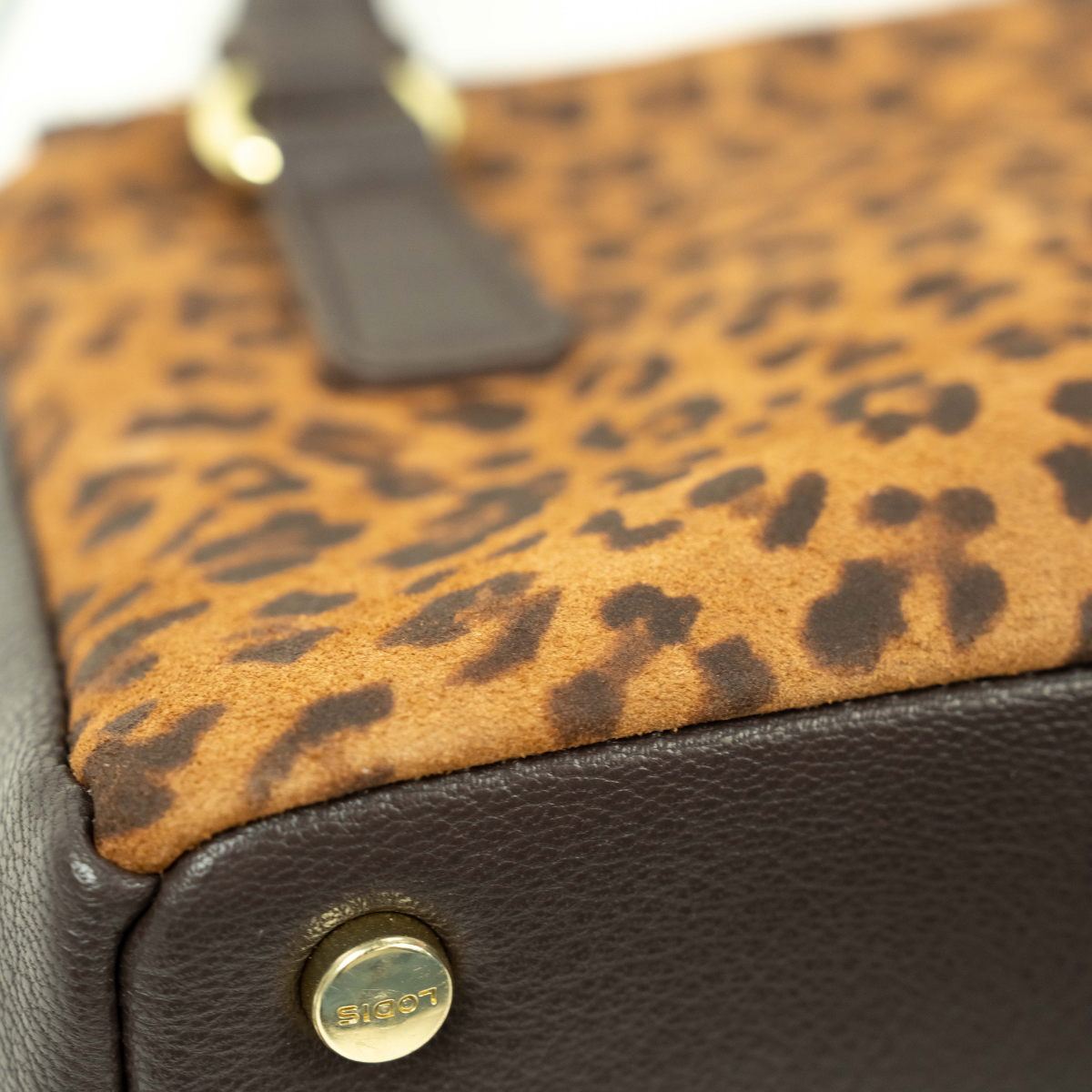 ECLIPSE TOP HANDLE TEXAS CROSSBODY - ORANGE CHEETAH PRINT