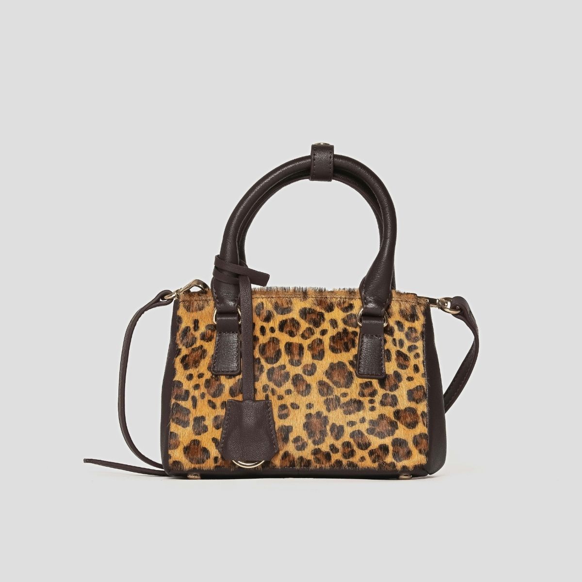 ECLIPSE TOP HANDLE TEXAS CROSSBODY - CHEETAH PRINT