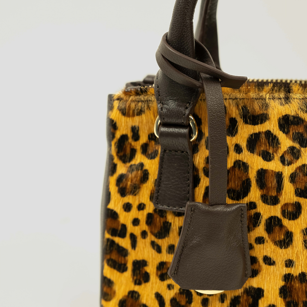 ECLIPSE TOP HANDLE TEXAS CROSSBODY - CHEETAH PRINT