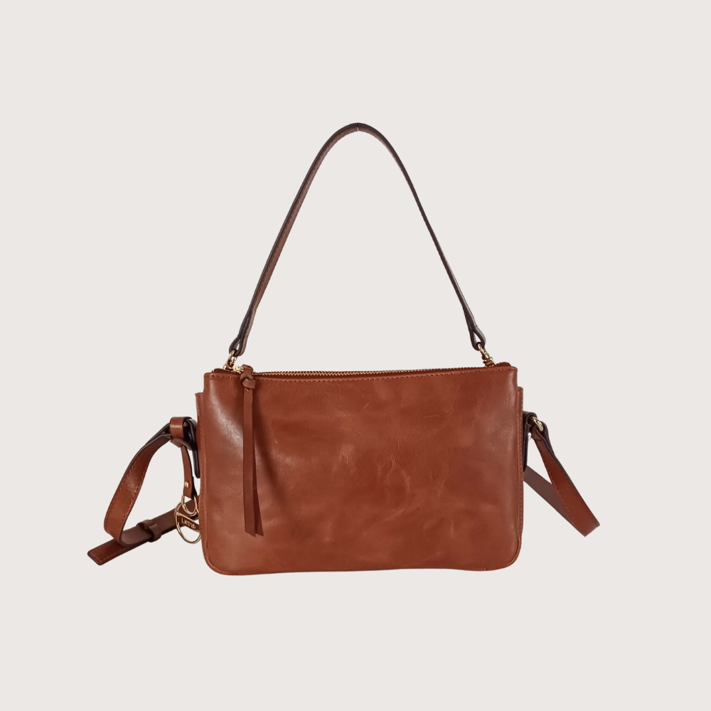 PORTIA DOUBLE-ZIP CROSSBODY