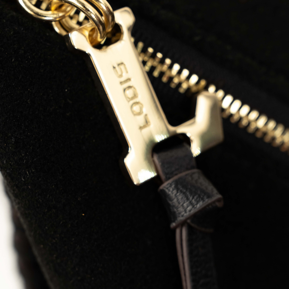 LUMOS SUEDE CROSSBODY - BLACK