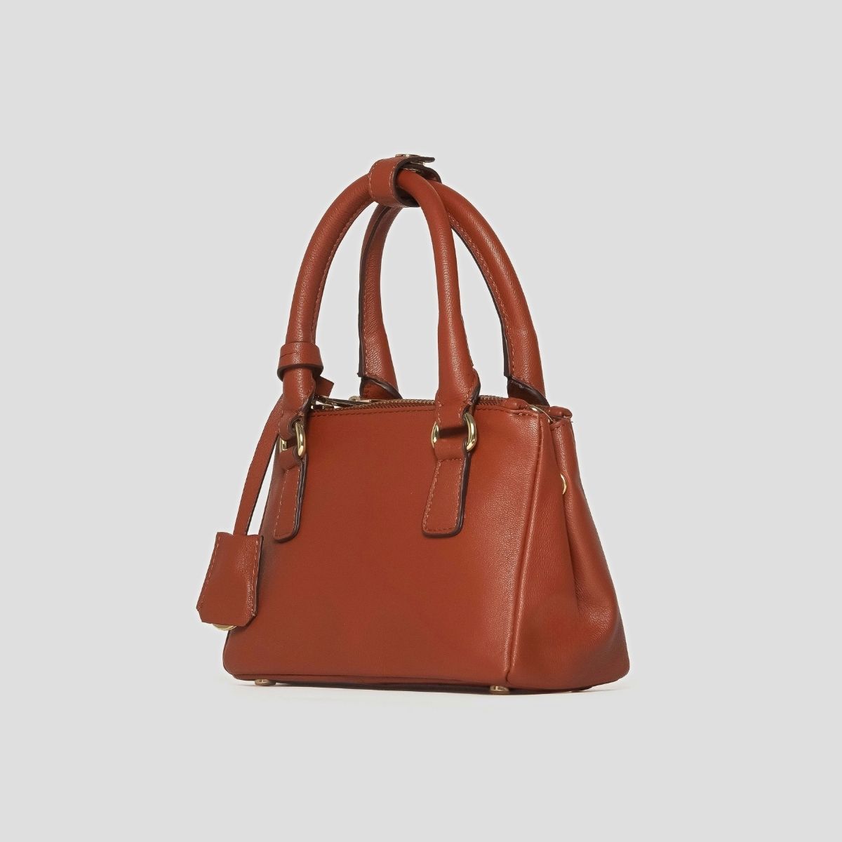 ECLIPSE TOP HANDLE TEXAS CROSSBODY - RUST