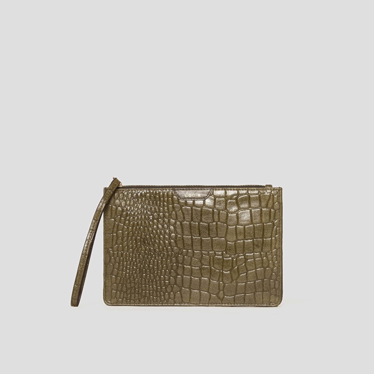 AMARA ZIP POUCH - OLIVINE