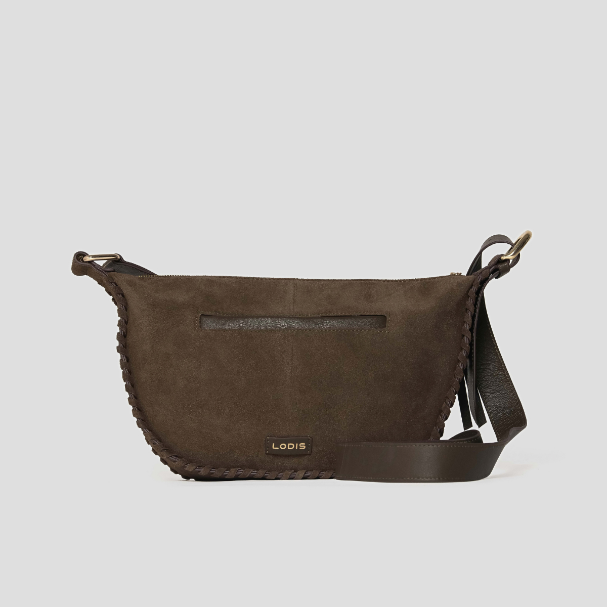 LUMOS SUEDE CROSSBODY - OLIVINE
