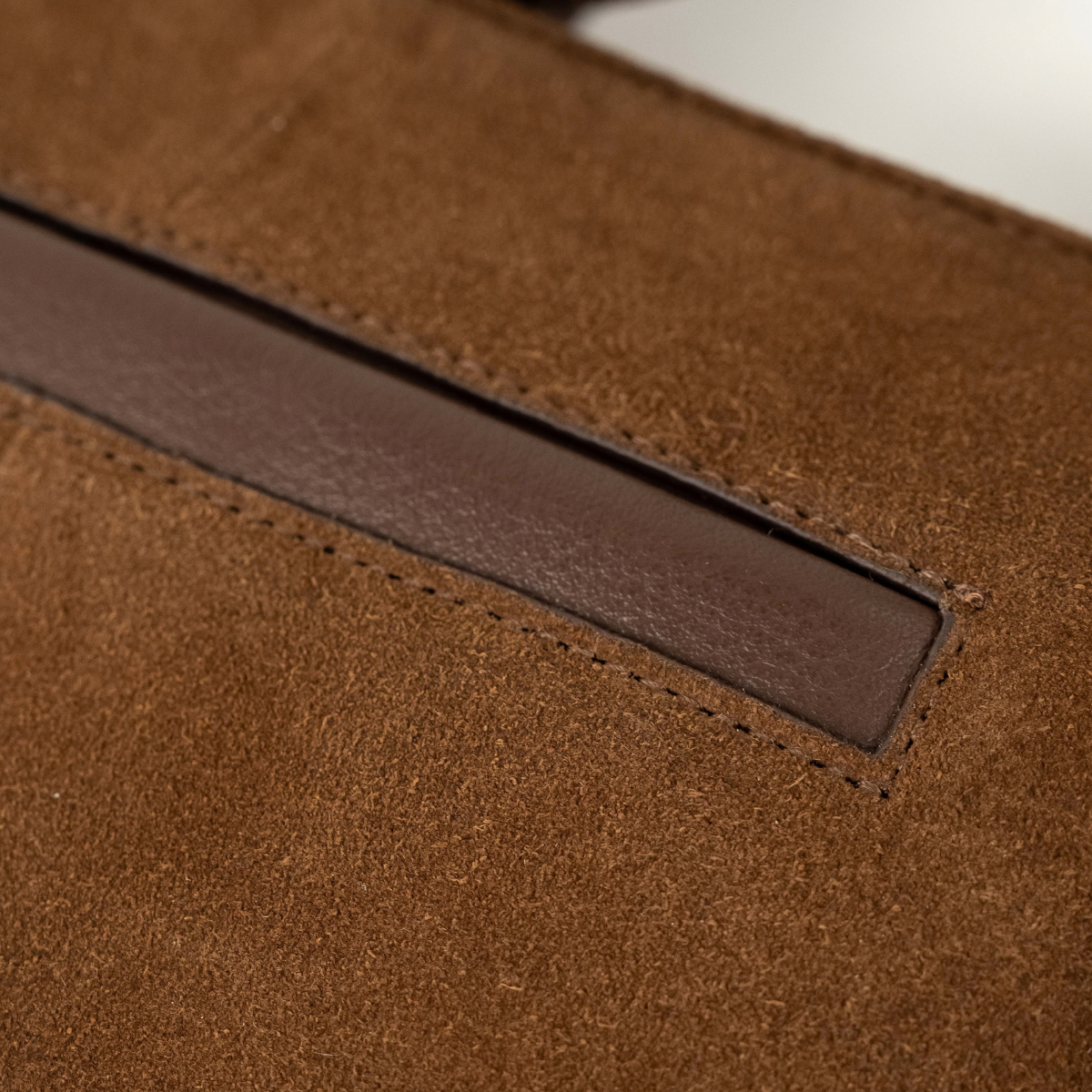 LUMOS SUEDE CROSSBODY - BROWN