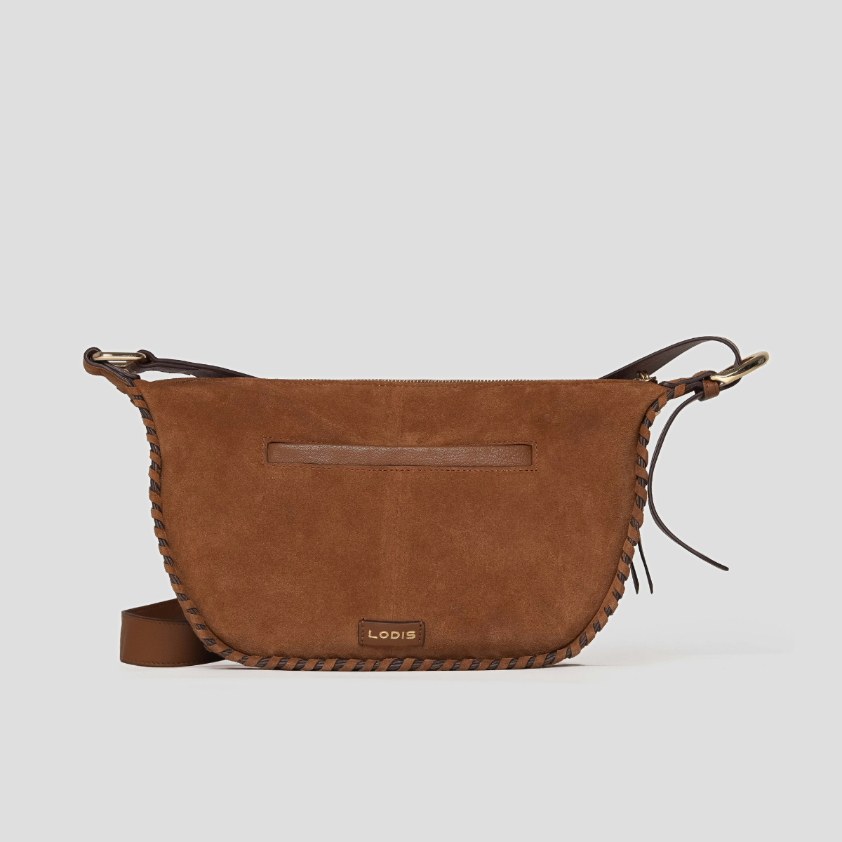 LUMOS SUEDE CROSSBODY - TAN