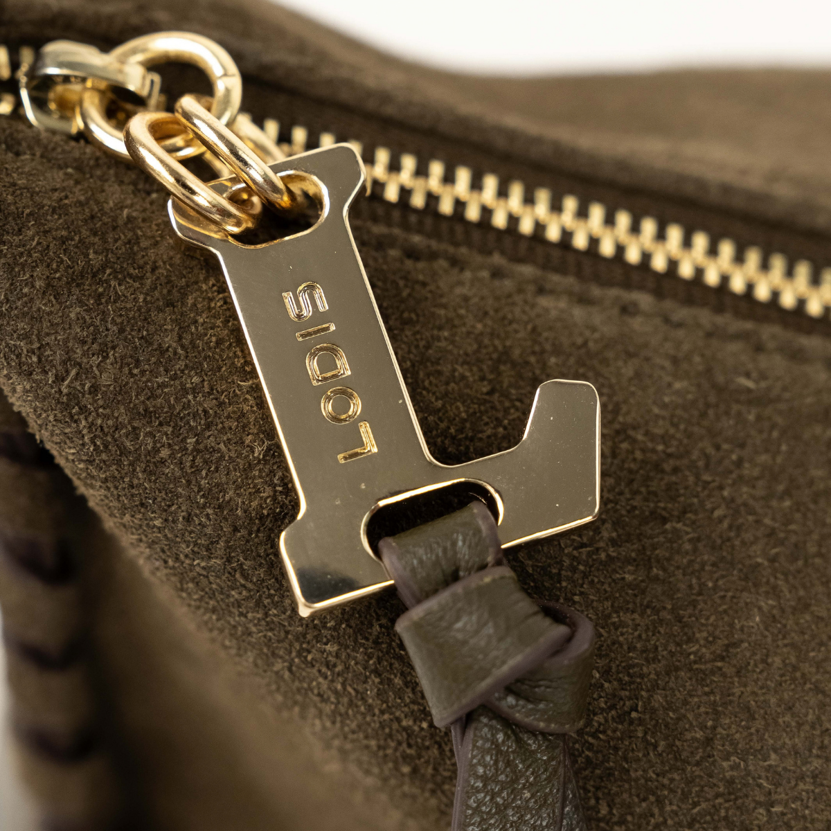 LUMOS SUEDE CROSSBODY - OLIVINE