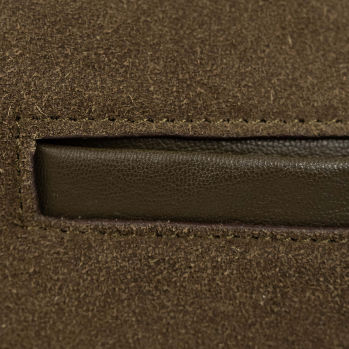 LUMOS SUEDE CROSSBODY - OLIVINE