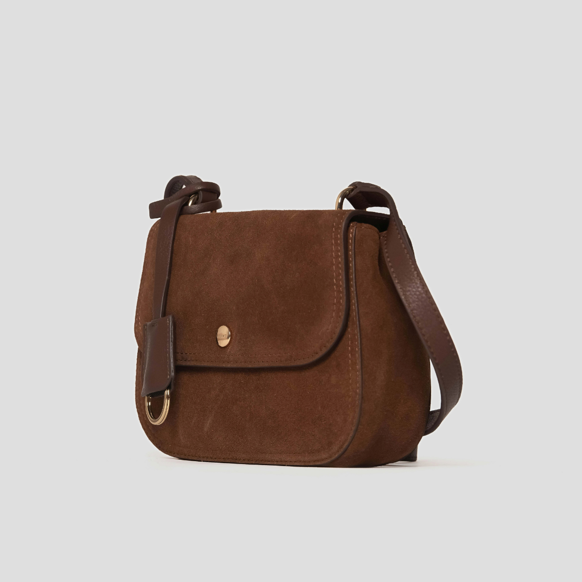ORAYA SUEDE CROSSBODY - BROWN