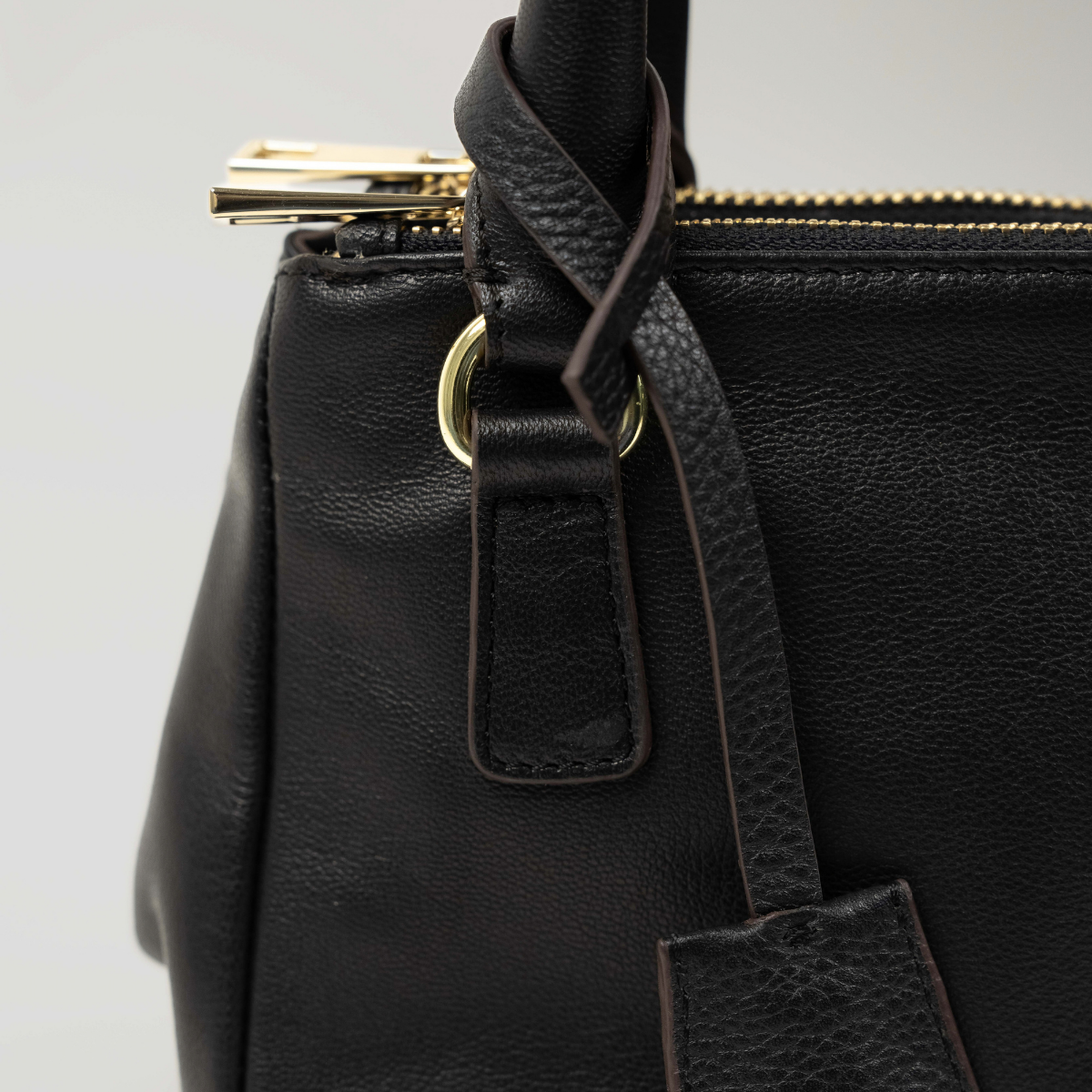 ECLIPSE TOP HANDLE TEXAS CROSSBODY - BLACK