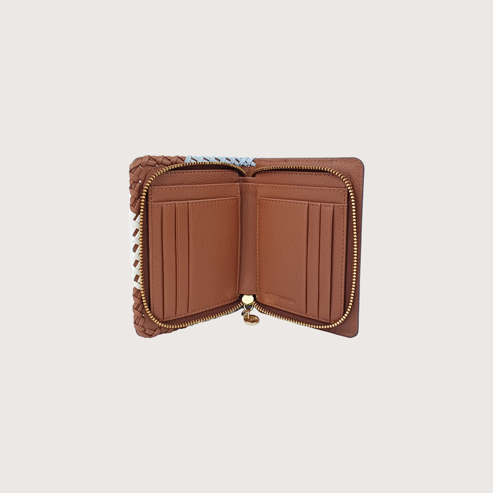 AROUND THE EDGES ZIP-AROUND WALLET